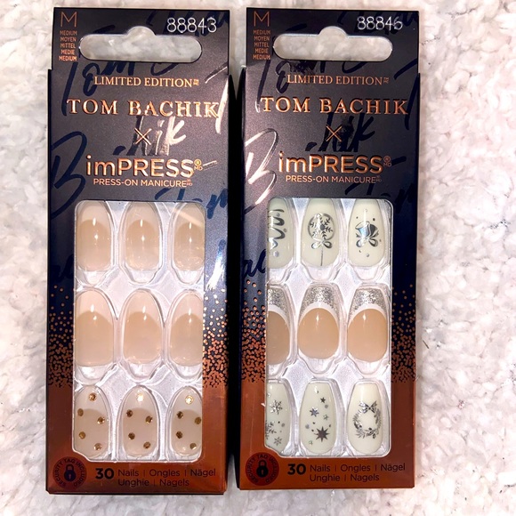 SOLD KISS TOM BACHIK x imPRESS Press-On Nails bundle - Picture 1 of 6